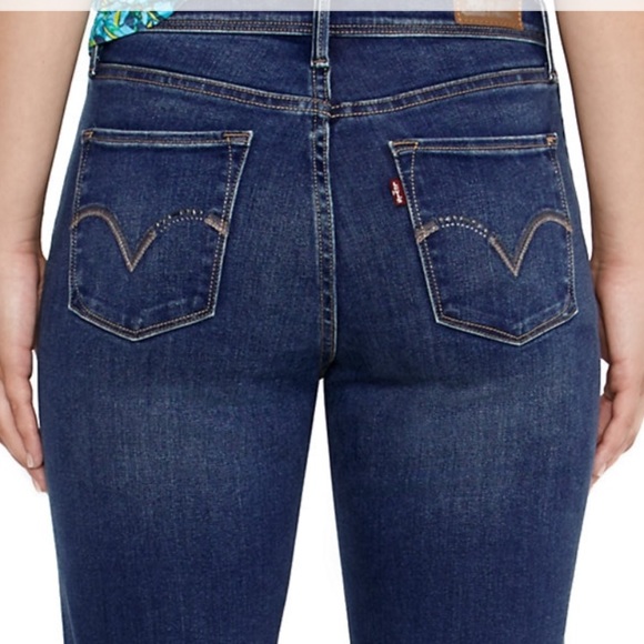 Levi's Denim - NWOT Levi’s 512 high rise dark blue jeans 12